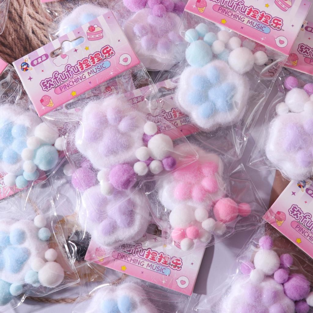 ของเล่นกรงเล็บแมวน่ารัก แบบบีบคลายเครียด