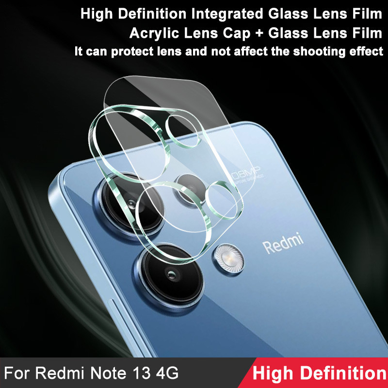 Imak Xiaomi Redmi Note 13 4G กระจกนิรภัย ฟิล์มเลนส์ 9H HD โปร่งใส ป้องกันรอยขีดข่วน ฟิล์มป้องกัน