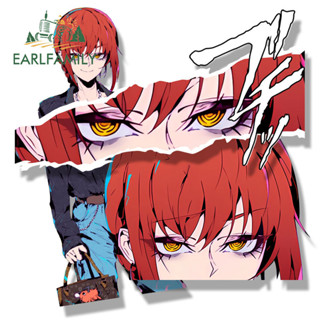 Earlfamily สติกเกอร์ ลายการ์ตูนอนิเมะ Demon Girl Makima Fana…