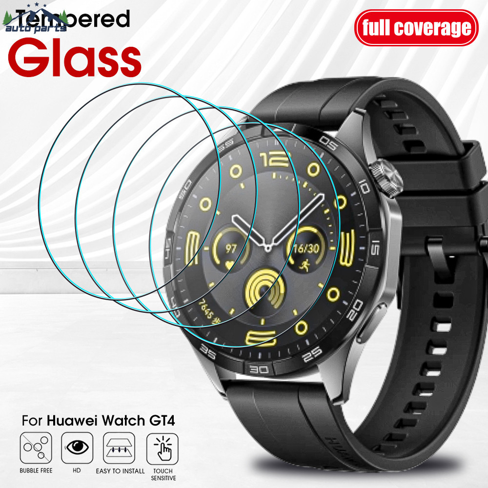ฟิล์มกระจกนิรภัยกันรอยหน้าจอ 37 41 มม. กันน้ํา กันรอยขีดข่วน สําหรับ Huawei Watch GT4 HD