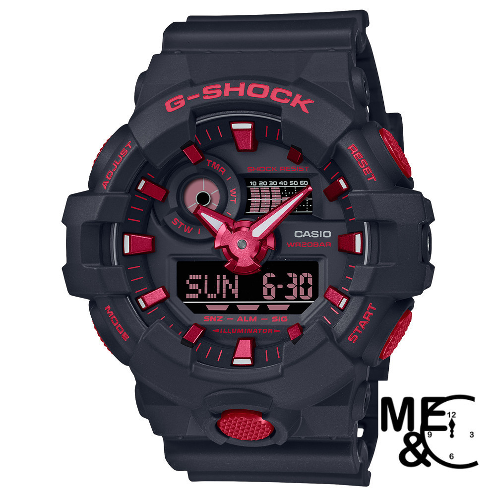 CASIO G-SHOCK GA-700BNR-1ADR ของแท้ ประกันศูนย์ CMG