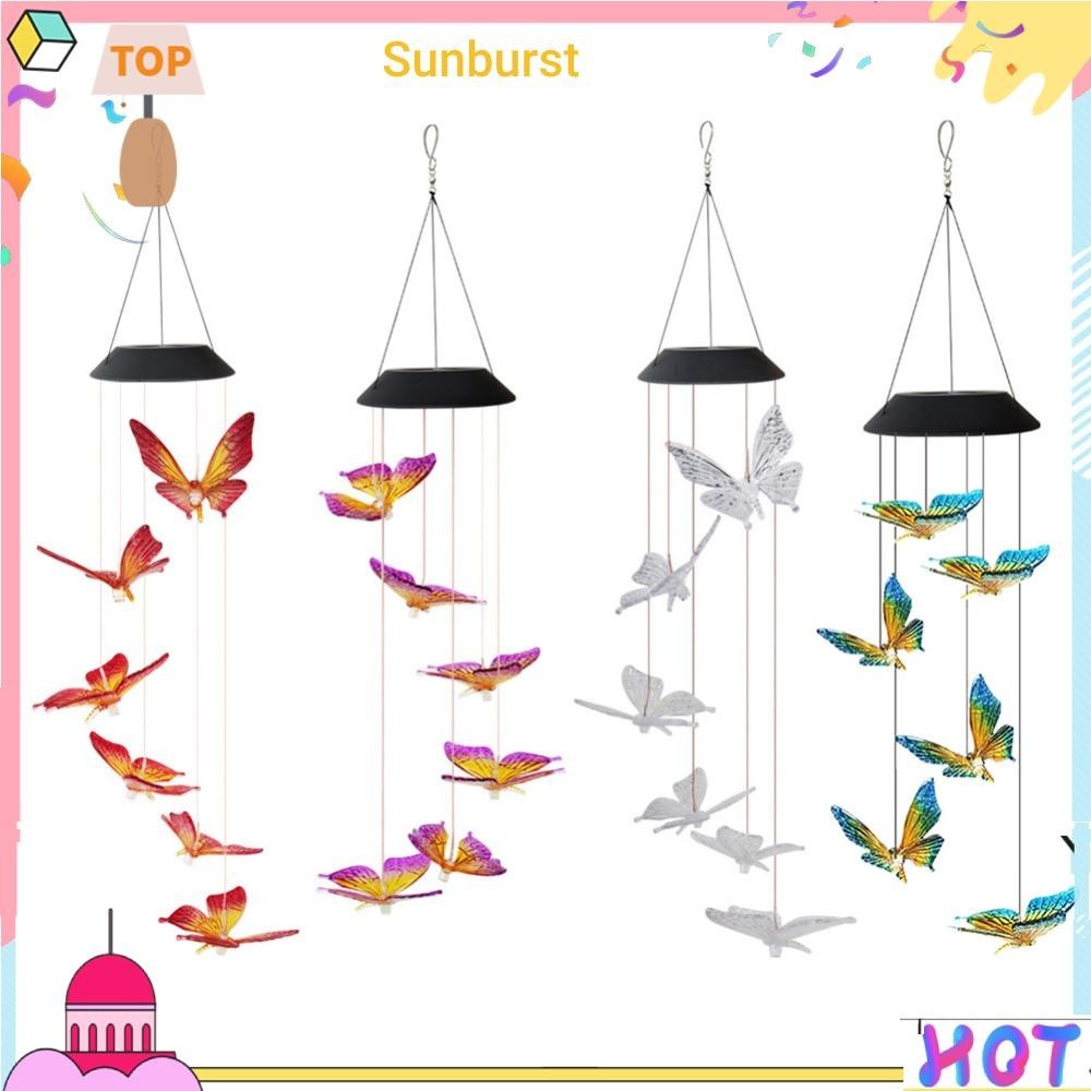 โคมไฟ LED พลังงานแสงอาทิตย์ กันน้ํา เปลี่ยนสีได้ [Sunburst11.th]