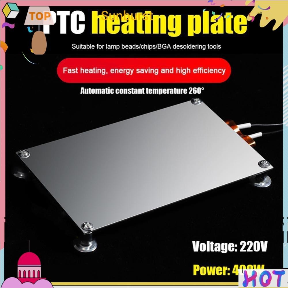 ชิปแผ่นทําความร้อน 400W PTC อลูมิเนียม LED [Sunburst11.th]