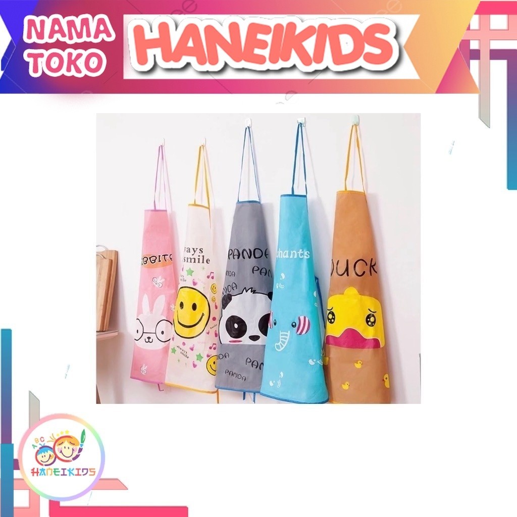 พ่นสี APRON สําหรับเด็ก / ถ่านพลาสติกในครัว APRON ทําอาหาร APRON THICK APRON APRON