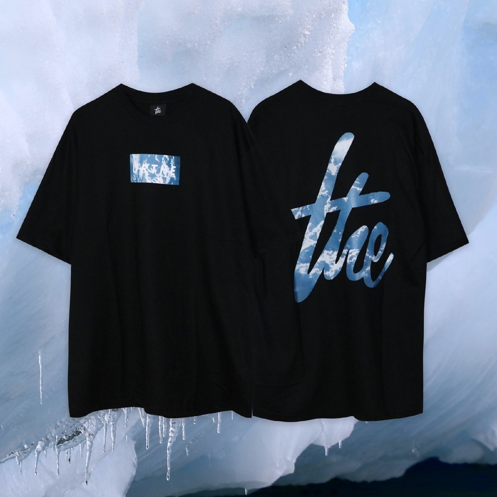 แฟชั่น เสื้อเชิ้ต Urthe - เสื้อยืด รุ่น  CLUODY // BOX LOGO ผ้าฝ้าย 100% S-5XL