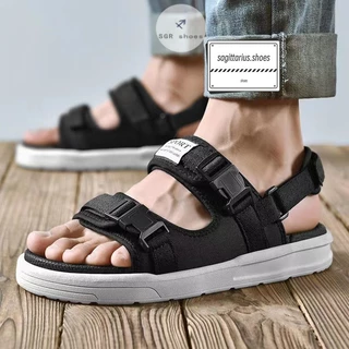 ⚡พร้อมส่ง⚡รองเท้าแตะรัดส้น น้ำหนักเบาสบาย ไม่ลื่น เพิ่มความมั่นใจในทุกการเดินทาง สไตล์เกาหลี Sandals