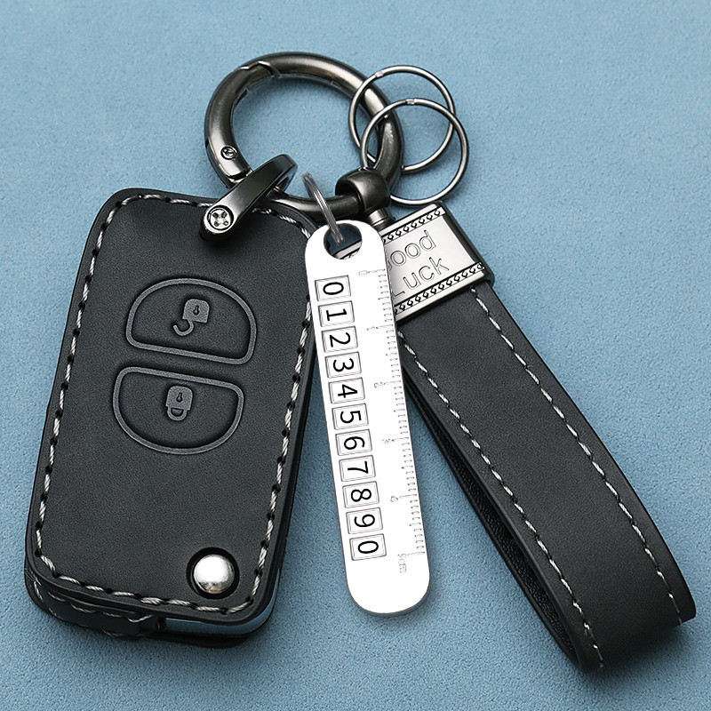 ใหม่ เคสกุญแจรีโมทรถยนต์ แบบหนังเทียม อุปกรณ์เสริม สําหรับ FAW JH6 J6P J6L