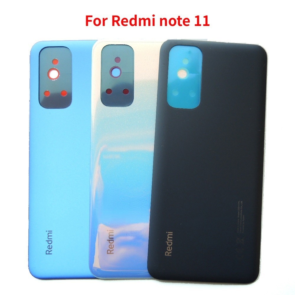 สําหรับ Xiaomi Redmi Note 11 4G/Note 11s ฝาหลังแบตเตอรี่ 2201117ทีจี อะไหล่ซ่อมเคสประตูด้านหลัง