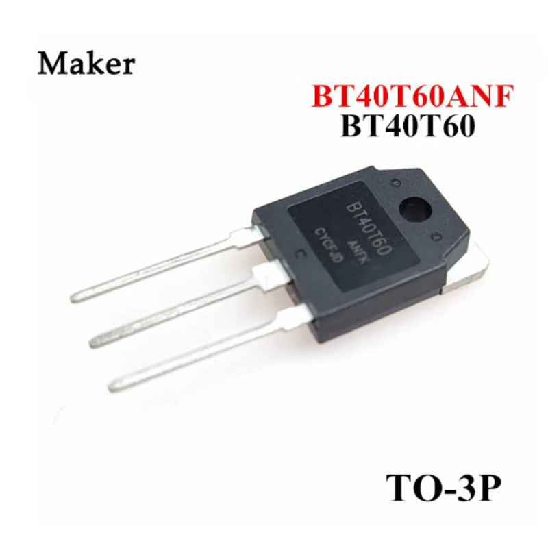 วงจรรวม TO-3P 600V 40A BT40T60 BT40T60ANF 5 2 1 ชิ้น