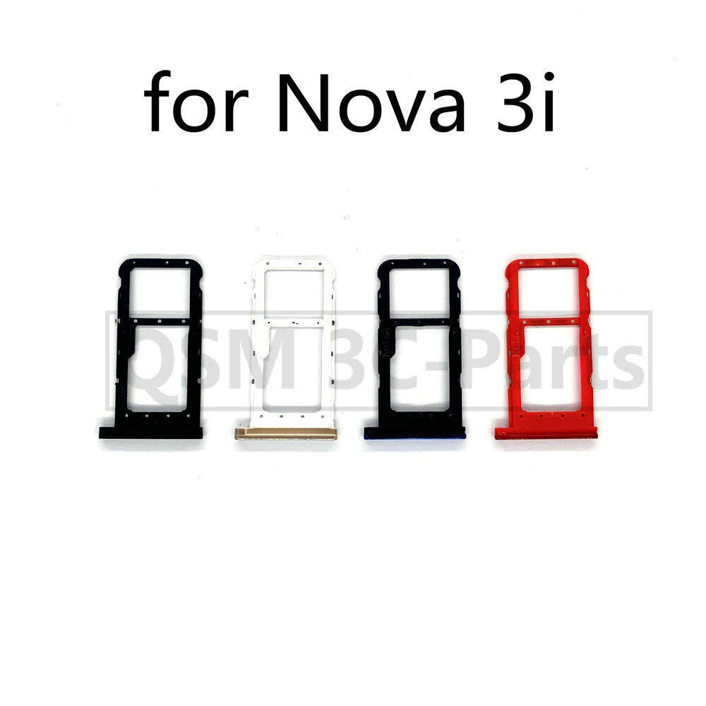 ถาดซิมการ์ด สําหรับ Huawei Nova 3i Sim Socket Slot Holder Adapters Phone Repair Spare Parts