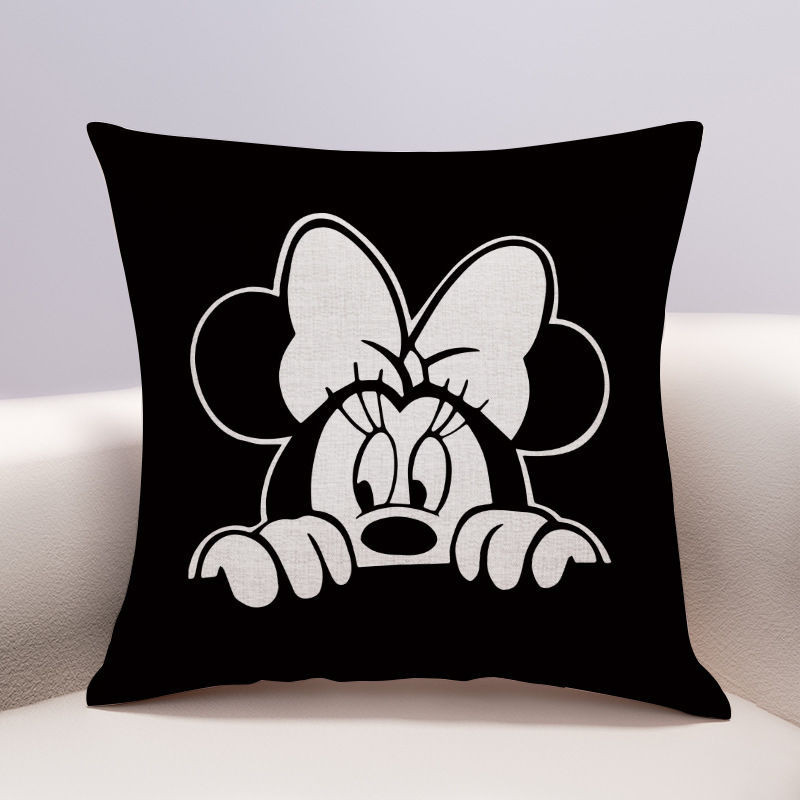 หมอนอิงโซฟา ลายการ์ตูนมิกกี้เมาส์ สไตล์จีน สําหรับตกแต่งห้องนั่งเล่น - รูปที่ 7