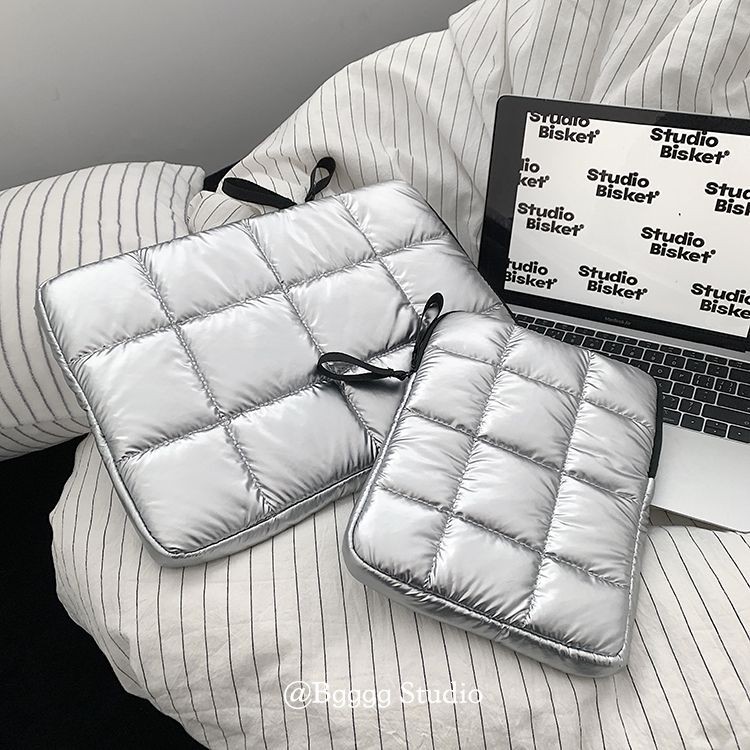 [TINA Studio] Korea Mazzzzy Plaid Clutch File Bag 43/50cm Laptop Computer Bag Tablet 11ipad Liner Ba