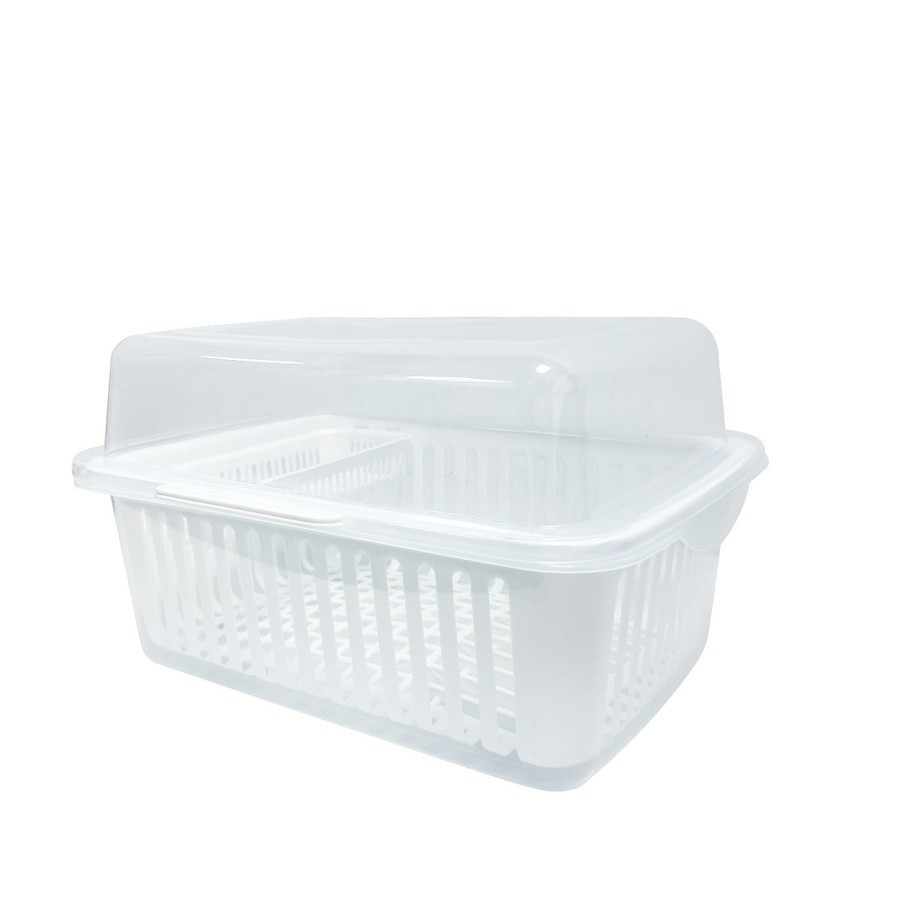 P&P_chic shop GOME ที่คว่ำจาน 29.5x37.5x22.5 ซม. AVA สีขาว