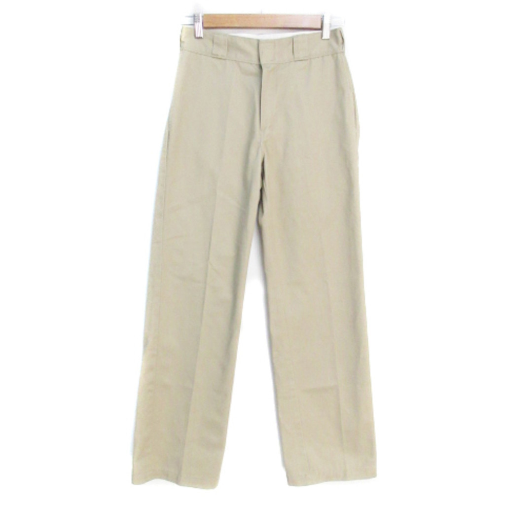 Dickies ORIGINAL FIT 874 PANTS LONG LENGTH 28 BEIGE Direct from Japan Secondhand