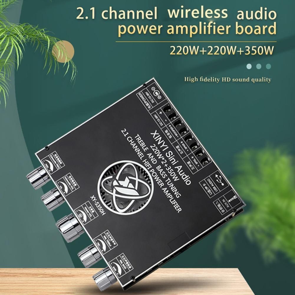 โมดูลขยายเสียงไร้สาย XY-S350H App Control 220Wx2+350W 2.1 ช่องคู่