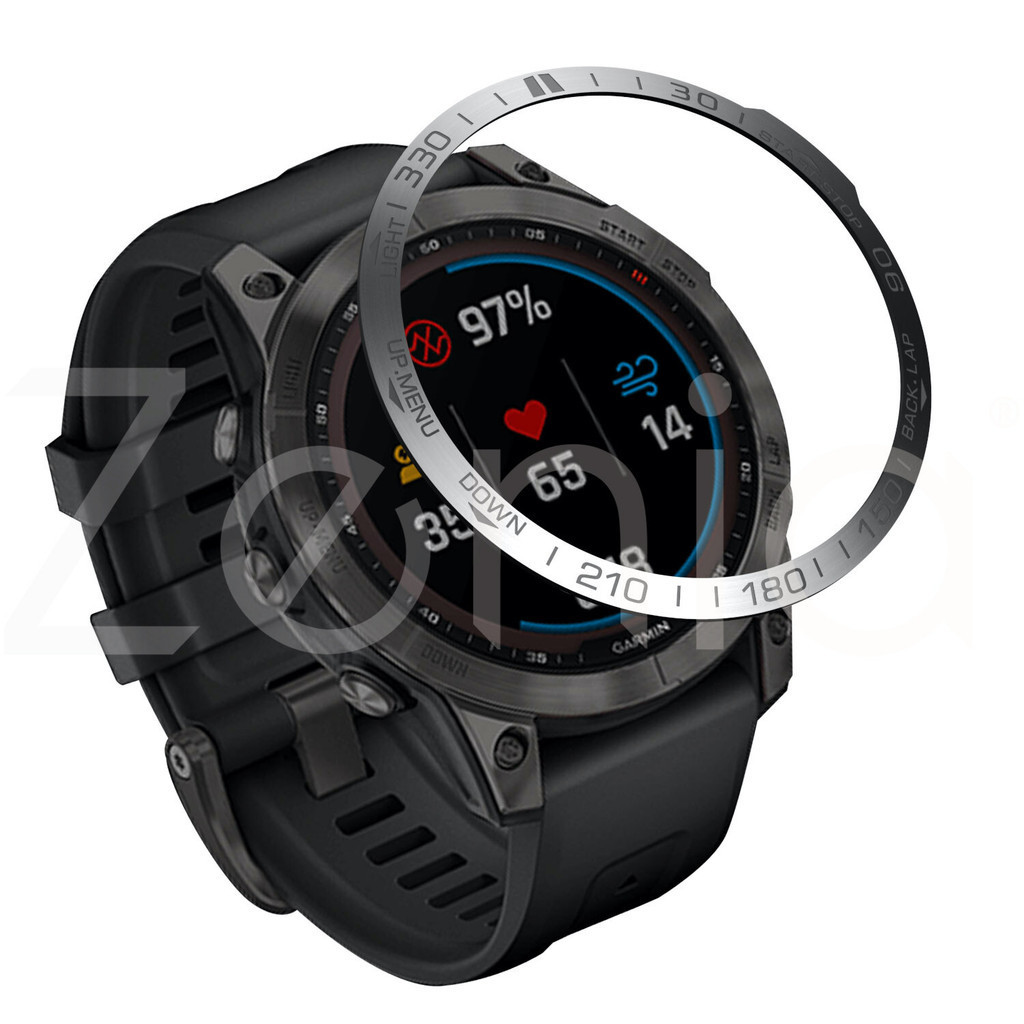 Garmin EPIX Pro (Gen 2) Sapphire Standard | 51 มม.47 มม.นาฬิกา Bezel แหวนกาวกรณี Anti Scratch สแตนเลสสมาร์ทกีฬานาฬิกาอุปกรณ์เสริม