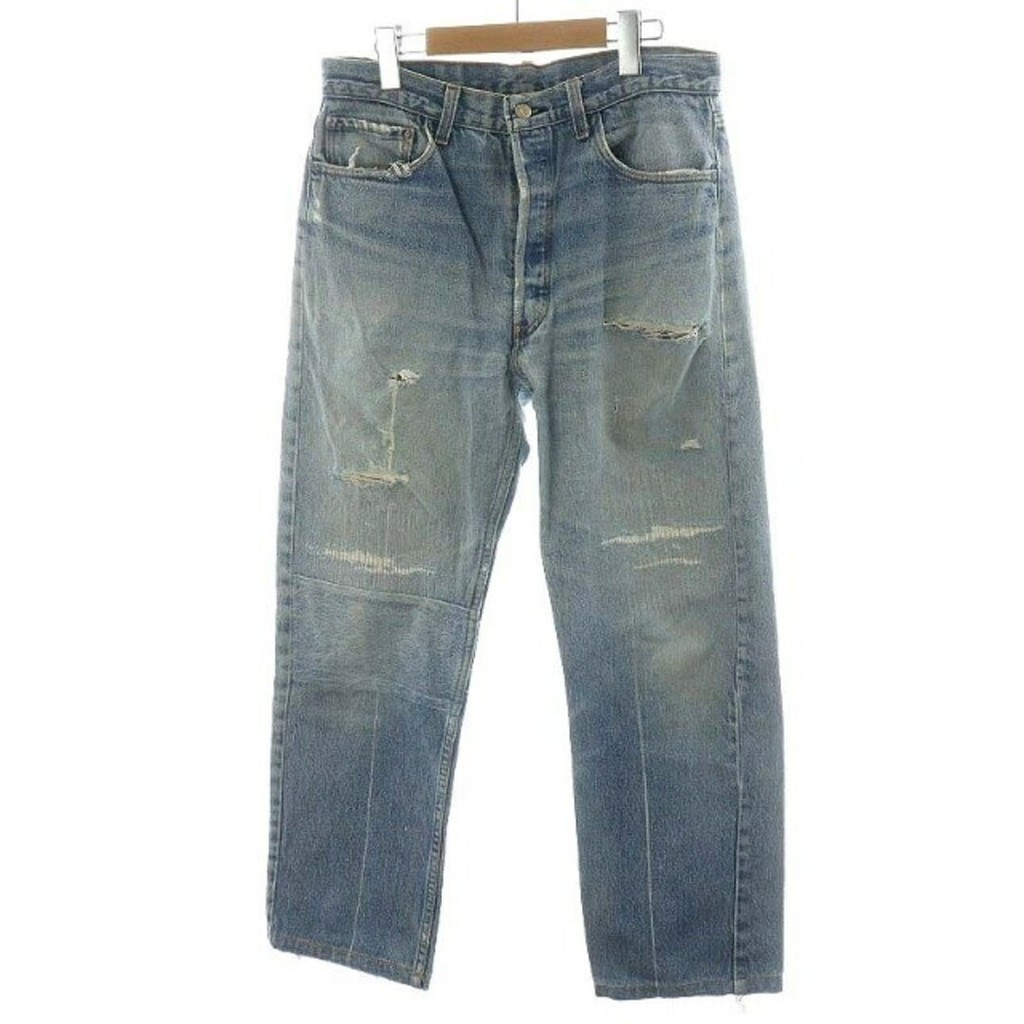 Martin Margiela Denim Pants Jeans Artisanal L Light Blue Direct from Japan Secondhand