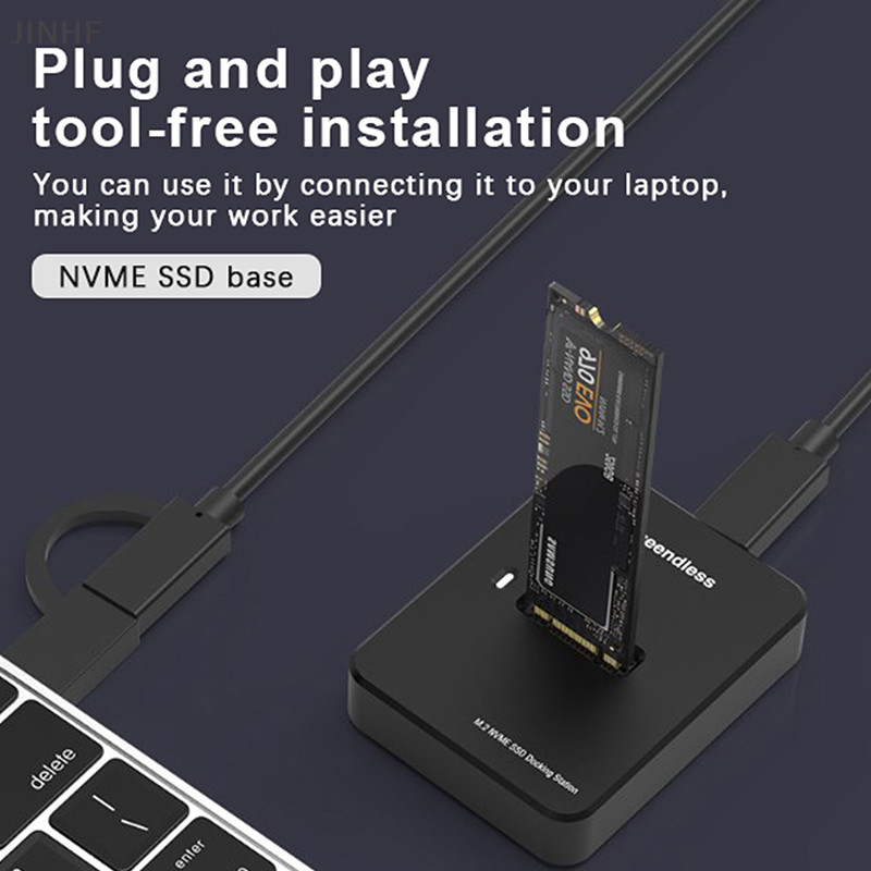 [BestBuyshop] เคส M2 NVME Docking Station M Key USB M 2 USB C SSD NVME และ NGFF Hdd SSD Docking Station Base ใหม่ พร้อมส่ง