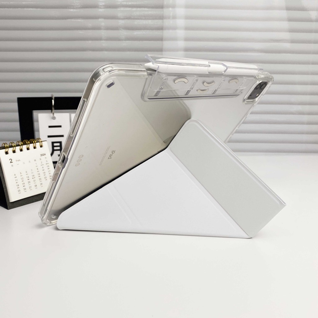 เคสอะคริลิคใส แบบแข็ง พร้อมช่องใส่ปากกา สําหรับ Huawei Matepad Pro 11 2024 2022 11.5 2023 11.5 PaperMatte Air 11.5 11 PaperMatte Pro 10.8
