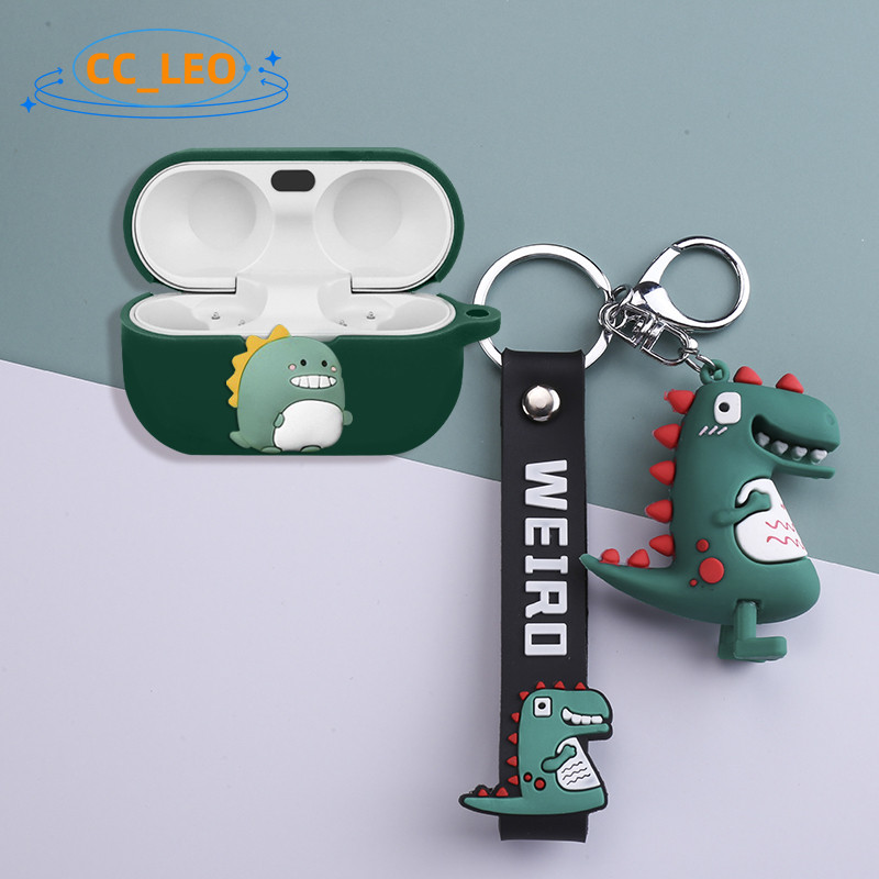 Case for Technics EAH-AZ100 Cartoon Astronaut Keychain Cute Silicone Soft Shell Technics EAH-AZ100 S