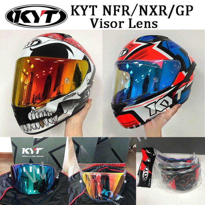 Kyt NFR/NXR/GP Iridium Visor เลนส์ Revo เลนส์ Fit สําหรับหมวกกันน็อค KYT NFR/NXR/GP KYT