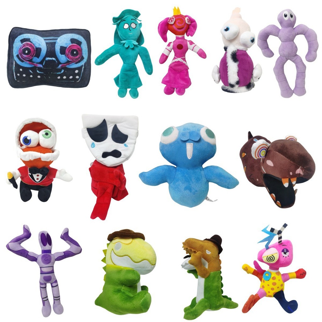【พร้อมส่ง】ของขวัญ ตุ๊กตาดิจิทัล ตุ๊กตาแปลกๆ THE AMAZING DIGITAL CIRCUS Pomni Jax ของขวัญสําหรับเด็ก ตกแต่งบ้าน Q Version ยัดไส้ ของเล่นสําหรับเด็ก