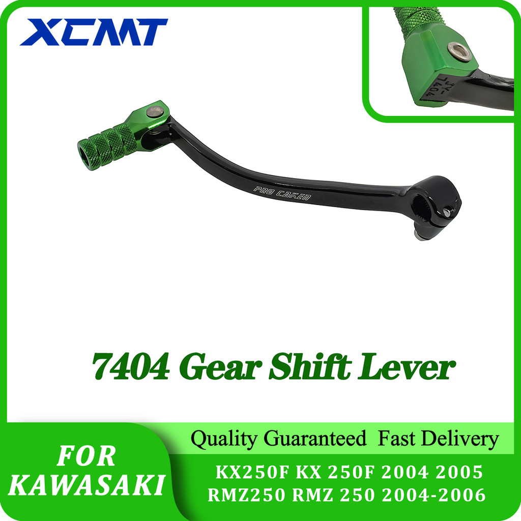 CNC เกียร์ Shift Lever Shifter เหยียบสําหรับ Kawasaki KX250F KX 250F 2004 2005 RMZ250 RMZ 250 2004-2