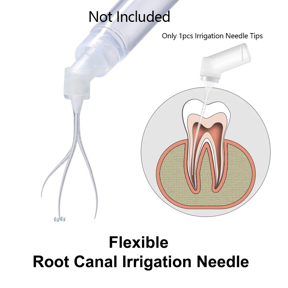 30 ชิ้น/กล่องทันตกรรมชลประทาน Endo เข็มเคล็ดลับข้อศอก Double Side Hole สําหรับ Root Canal ทําความสะอาดทันตกรรม Root Canal ล้างเข็ม