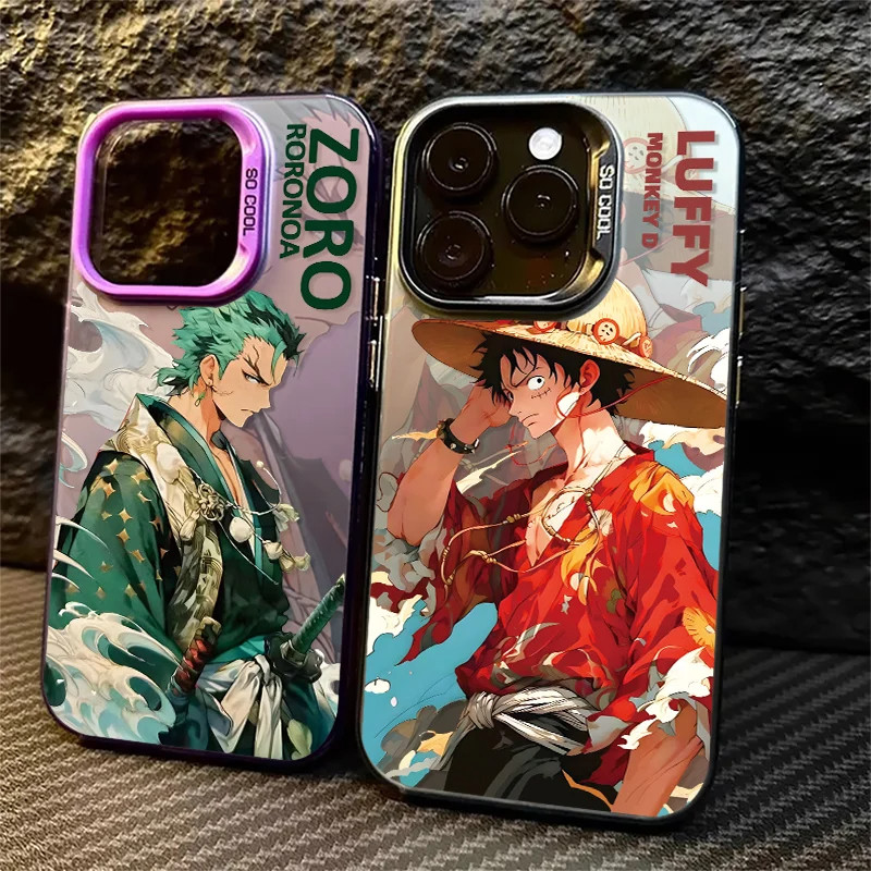 อะนิเมะone Piece Luffy Zoroเคสโทรศัพท์สําหรับVivo V50 V40 V30 Lite V40E V30E V29E V27E V25E V21E V21 V29 V27 V25 X200 Pro Mini 4G 5G IMDแฟชั่นที่มีสีสันซิลิโคนกันกระแทก