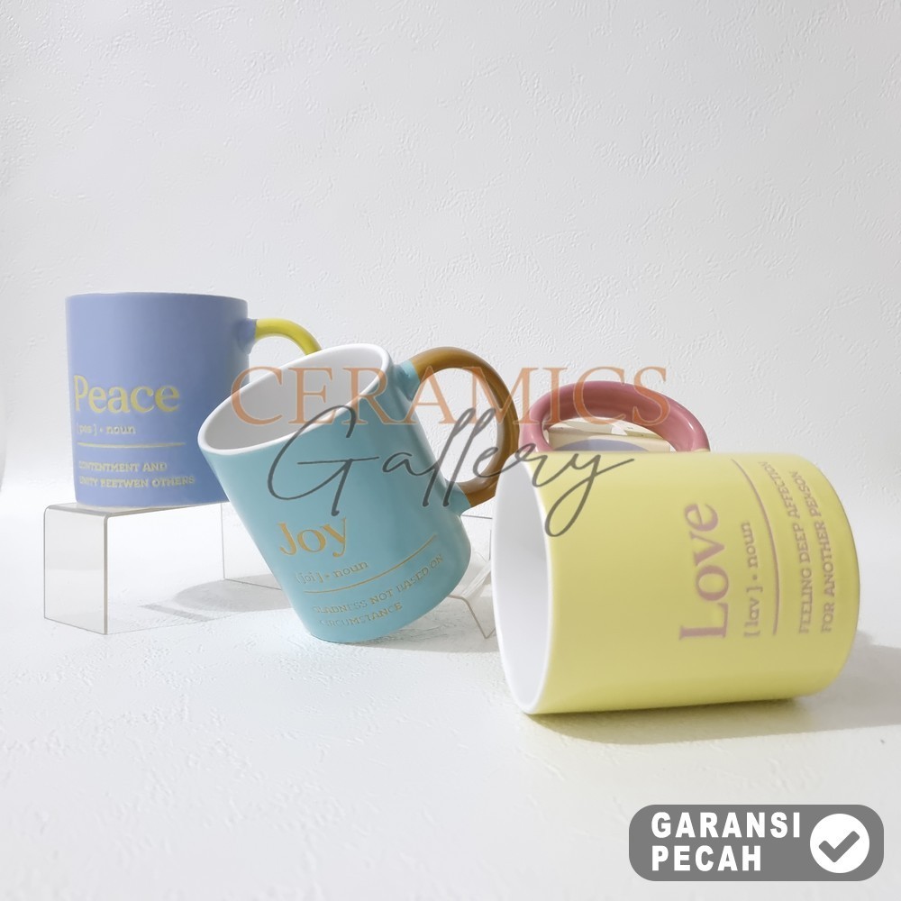 HOMECO 1 ชิ้น Deboos Wikipedia แก้วเซรามิค 12 ออนซ์พร้อมคอลเลกชันแขนแก้วดื่มสีแก้ว 340ml