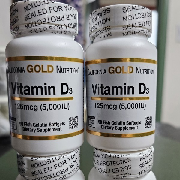 California Gold Nutrition, Vitamin D3, 125 mcg (5,000 IU), 90 Fish Gelatin Softgels - รูปที่ 2