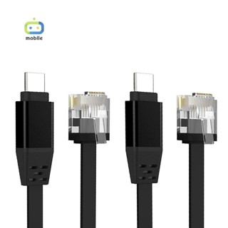 [maygood] 1000m Type-C TO RJ45 สายเชื่อมต่อโทรศัพท์อะแดปเตอร…