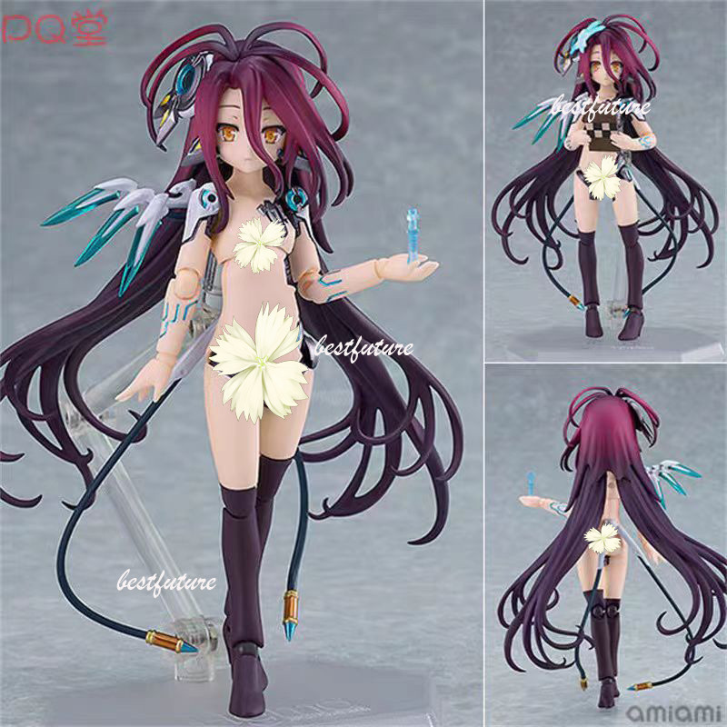 No เกม No Life Zero Action Figure Shuvi Doura Figma 604 อะนิเมะรุ่น Action Figure ตกแต่งตุ๊กตาของขวัญ