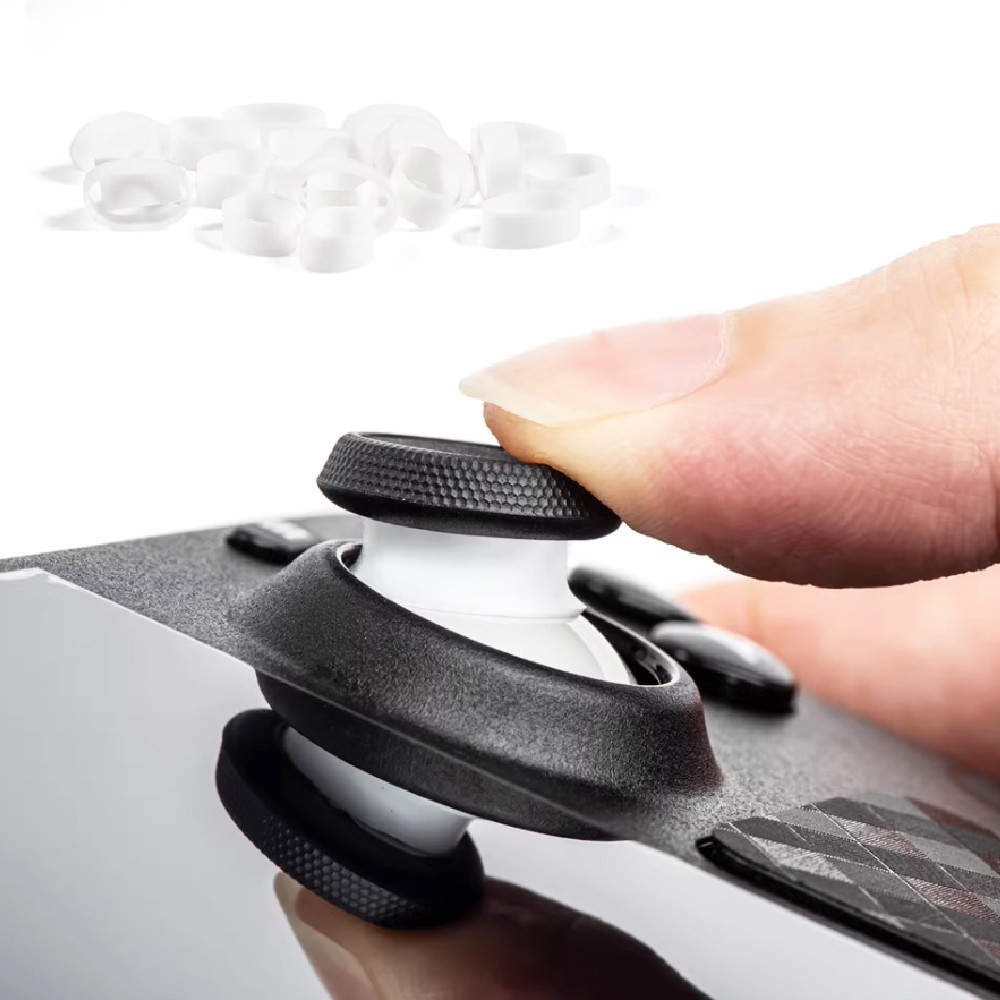 Nslikey แหวนยาง ป้องกันการชน สําหรับเครื่องเล่นเกม STEAM DECK 1 คู่