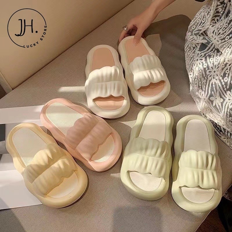 JH.lucky รองเท้าแตะผู้หญิง ทรงสวยใส่ง่าย ขับผิว มินิมอลสุดๆ น้ำหนักเบาใส่สบาย #sy121