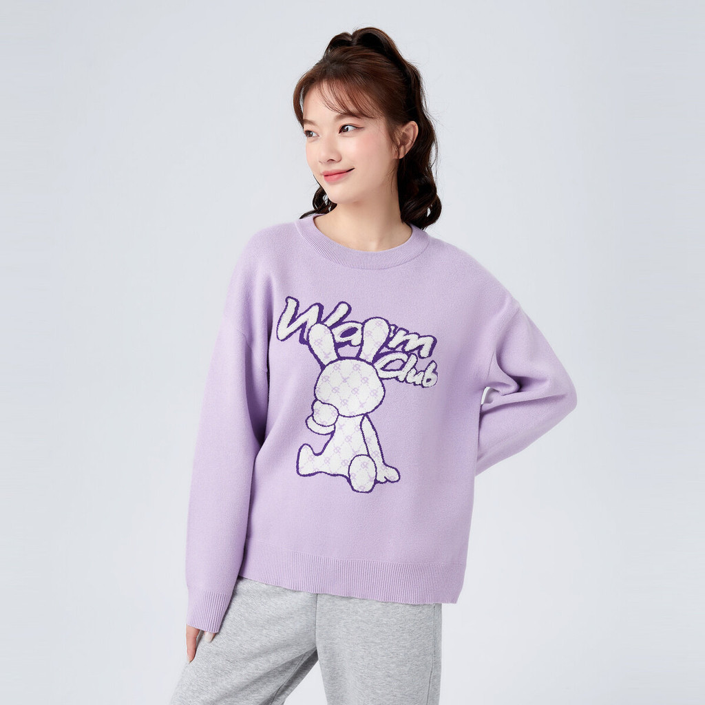 Semir เสื้อสเวตเตอร์คอกลมแขนยาวผู้หญิง ฤดูหนาว 2023