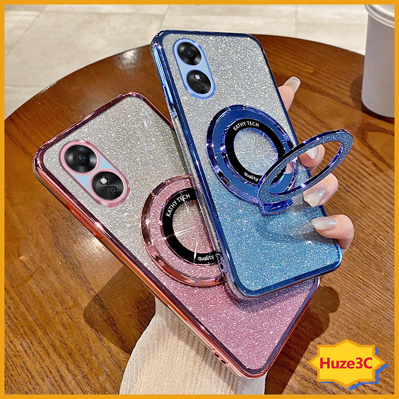 เคส OPPO A17 A17K A16 A15 A15S A54 A53 A52 A92 A91 เคสโทรศัพท์มือถือ แบบพับได้ พร้อมขาตั้ง สําหรับ ZJSF