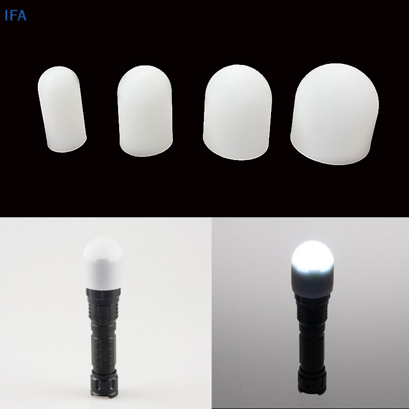 【IFA 】 ซิลิโคนยืดหยุ ่ นไฟฉายDiffuserโคมไฟม ่ านบังแดดไฟฉายปกดี