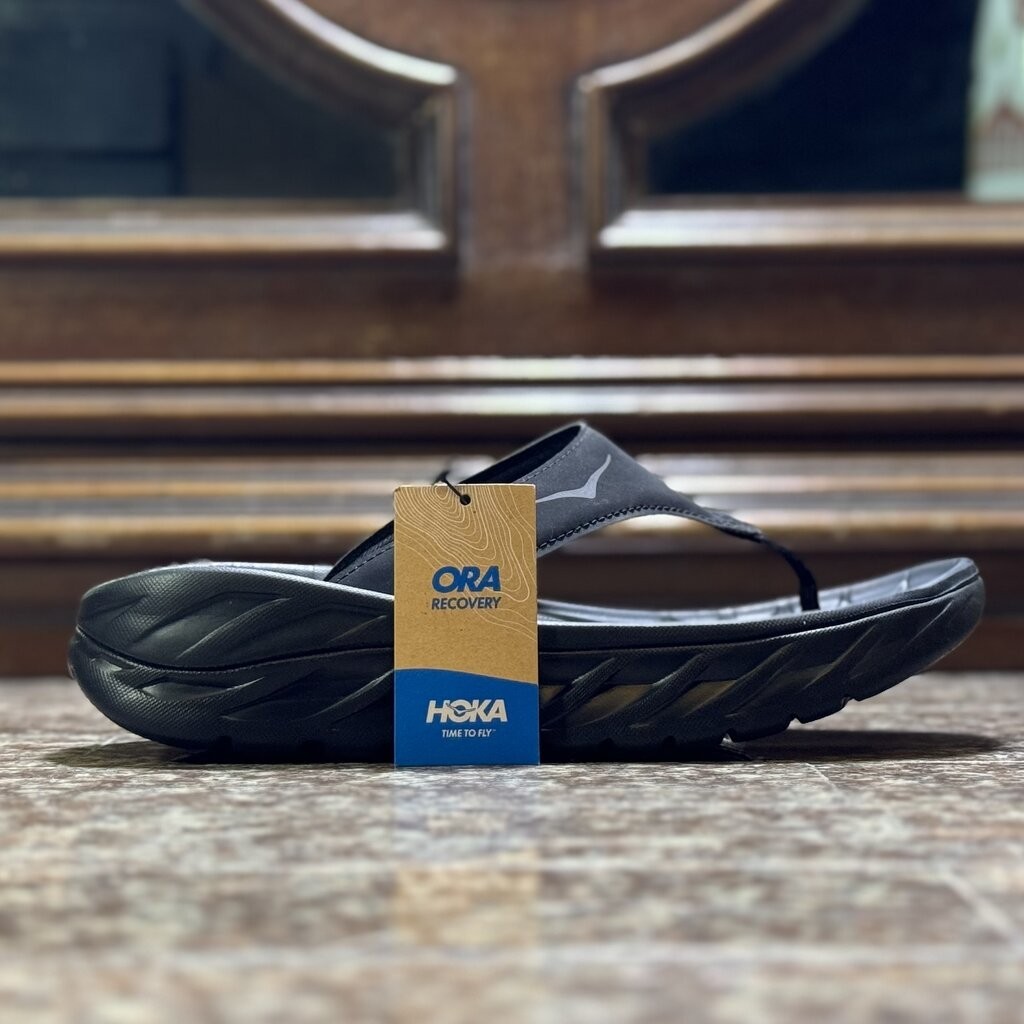รองเท้า HOKA Ora Recovery Flip Women ‘TripleBlack’ (W8US)