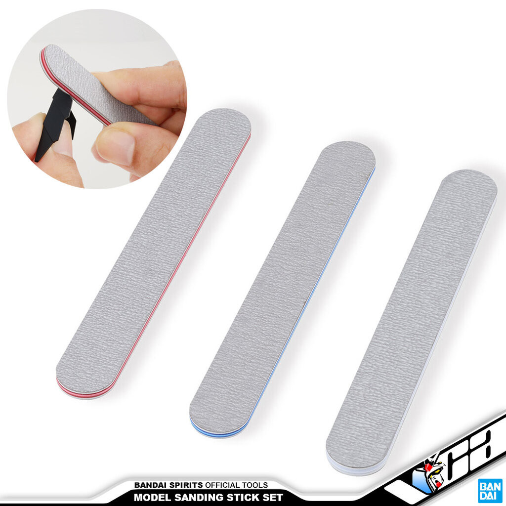 VCA 8️⃣ BANDAI SPIRITS MODEL SANDING STICK FILE SET GUNDAM DETAILING TOOL TOOLS กระดาษทราย โมเดล กันดั้ม กันพลา
