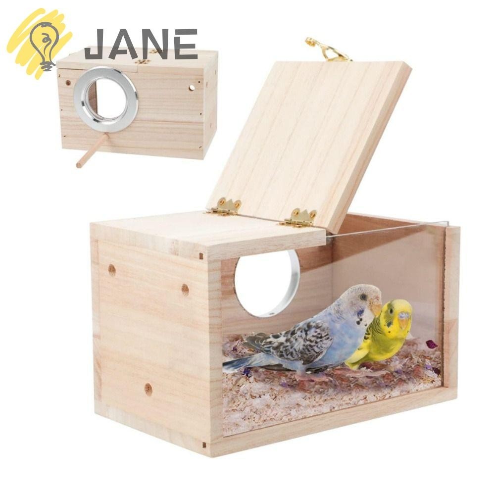 Jane กล่องเพาะพันธุ์นกธรรมชาติ ทนทาน ทําความสะอาดง่าย ใช้สะดวก