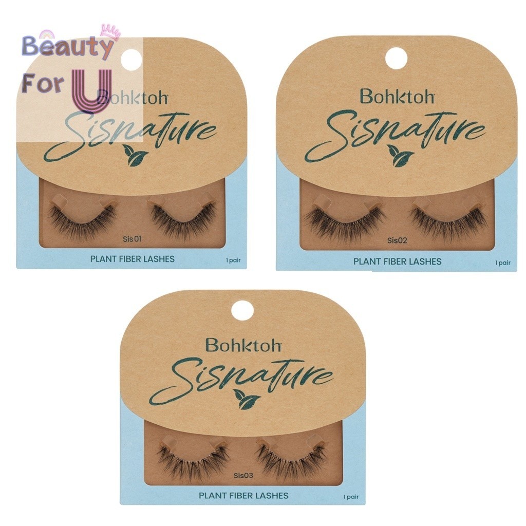 Bohktoh Sisnature Lashes ขนตาปลอม บอกต่อ ซิสเนเจอร์ แลชเชส