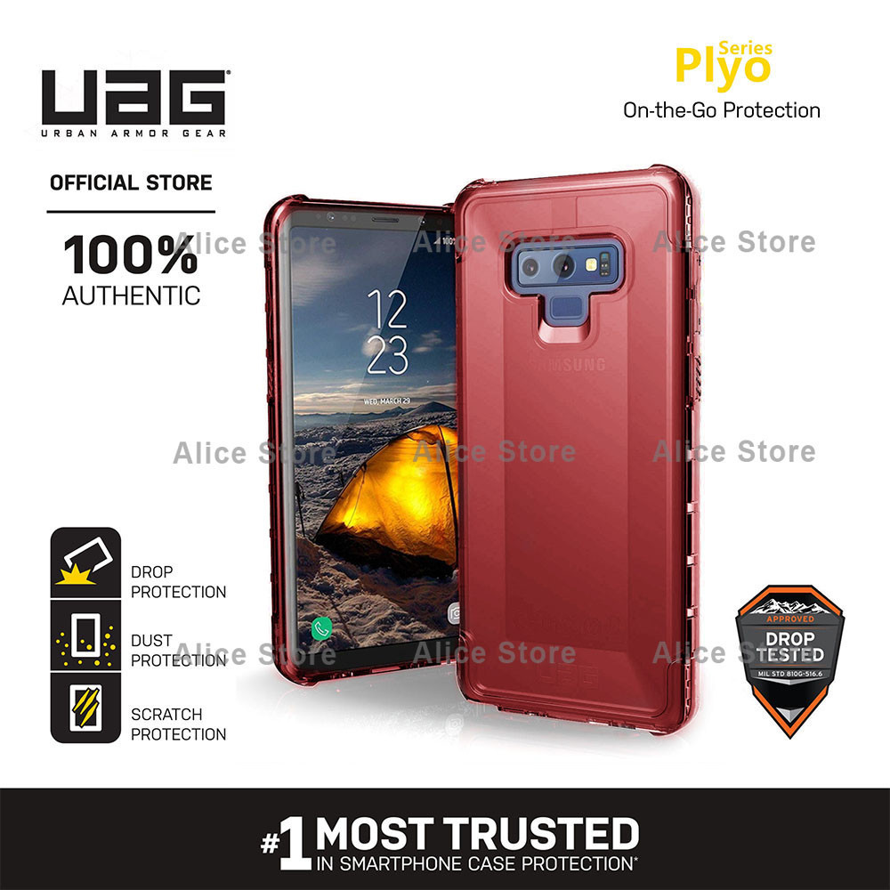 Uag เคสโทรศัพท์มือถือ กันกระแทก สีแดง สําหรับ Samsung Galaxy Note 9