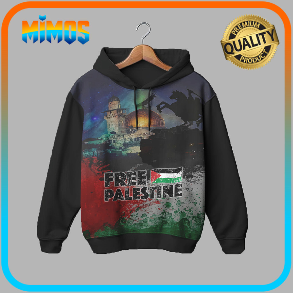 เสื้อฮู้ดเด็ก 02SG ฟรี PALAESTINE 3D เด็ก 02SG ฟรี PALAESTINE_JA เสื้อผ้าเกมสําหรับเด็ก 3D - Mimos
