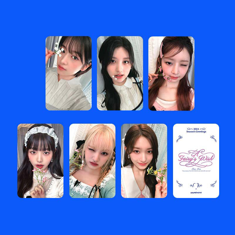 โปสการ์ดโลโม่ DIVE INTO IVE I'VE MINE REI LIZ LEESEO WONYOUNG GAEUL YUJIN Fairy's Wish ราคาถูก 4-7 ชิ้น ต่อชุด