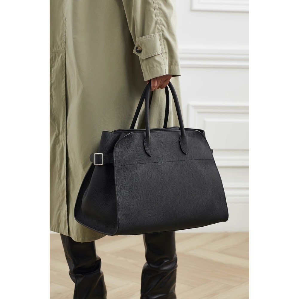 The * Row Margaux15 Tote Bag Cowhide Commuter Handbag Textured หนังแท้