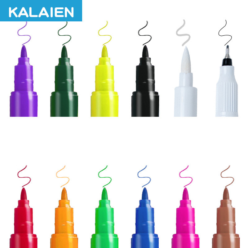 KALAIEN ปากกาวาดภาพระบายสี ปากกาวาดมือ เค้กฟองดองท์ ตุ๊กตา อิโมจิ มาการอง คุกกี้ ไอซิ่ง ดินสอ
