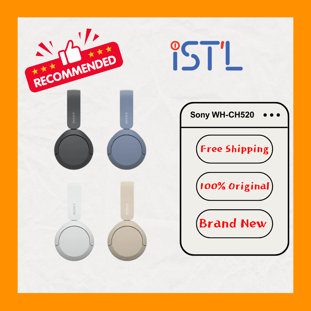 【Shopee Shipment】Sony WH-CH520 Wireless Headphone with Microphone