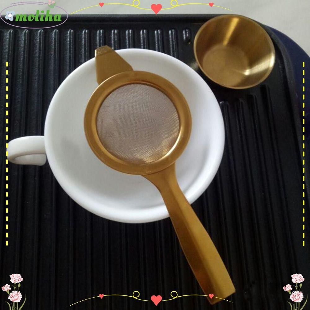 Moliha กระชอนกรองชา กาแฟ พร้อมที่จับ 1 ชุด