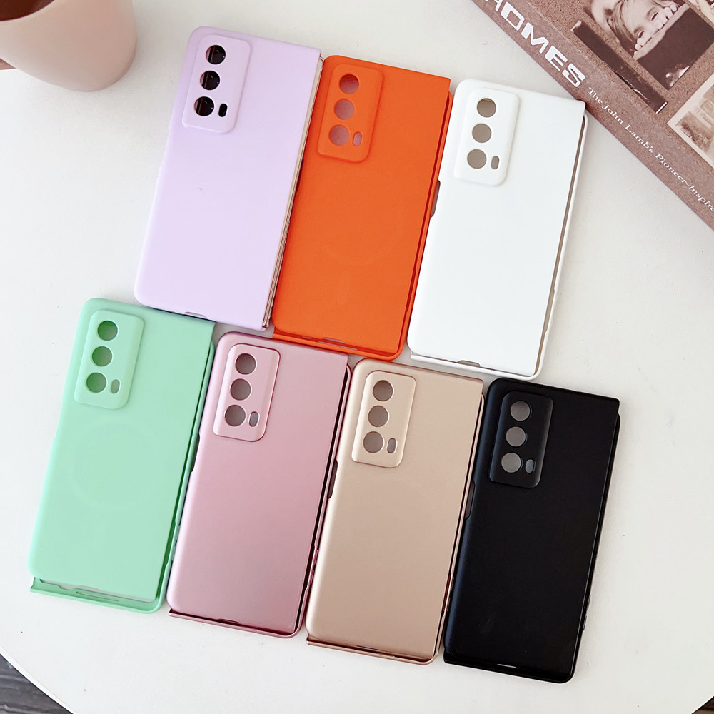 เคสโทรศัพท์มือถือ กันกระแทก สีโรสโกลด์ สําหรับ Honor Magic Vs Vs2 V2